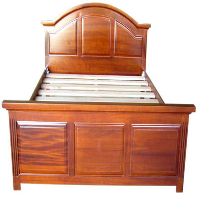 Giường Ngủ đầu cong gỗ Tràm (1m6x2m)