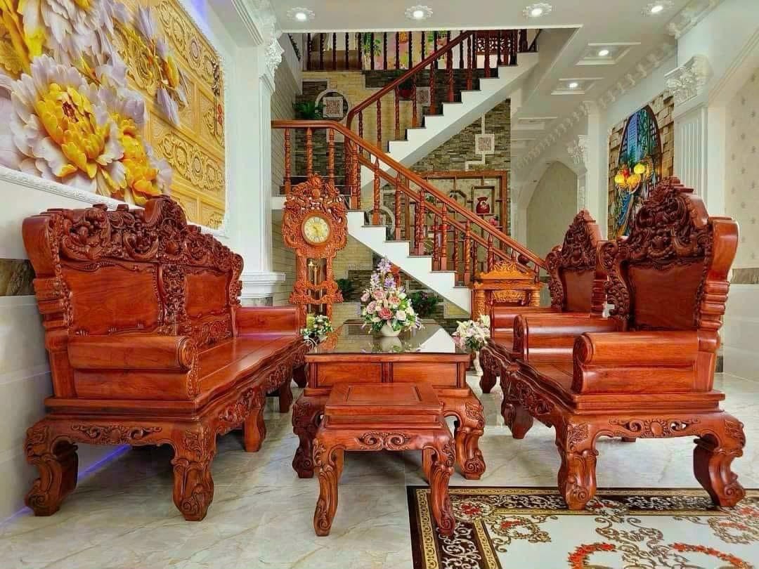 Salon Hoàng Gia gỗ Hương (6 món)